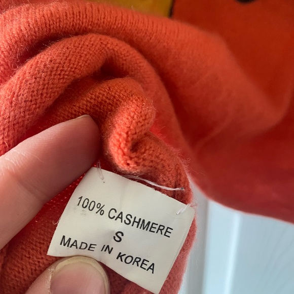 Vintage Disney by Jackie Brander Mickey Mouse 100% Cashmere Sweater - Picture 9 of 11